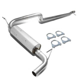 2012-2017 Jeep Wrangler Single Catback Exhaust System Stainless Steel