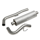1986-2001 Jeep Cherokee Single Catback Exhaust System - Stainless Steel