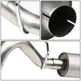 1986-2001 Jeep Cherokee Single Catback Exhaust System - Stainless Steel