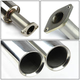 2006-2011 Kia Rio Dual Rolled Tip Catback Exhaust Stainless Steel