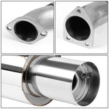 2000-2005 Mitsubishi Eclipse V6 Single Tip Catback Exhaust Stainless Steel