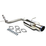 2006-2012 Mitsubishi Eclipse Catback Exhaust Single Burnt Tip Stainless Steel