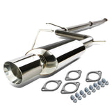 06-12 Mitsubishi Eclipse Single Rolled Tip Catback Exhaust Stainless Steel