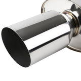 2006-2009 Mitsubishi Eclipse V6 Single Tip Catback Exhaust Stainless Steel