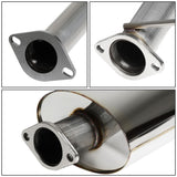 2006-2009 Mitsubishi Eclipse V6 Single Tip Catback Exhaust Stainless Steel
