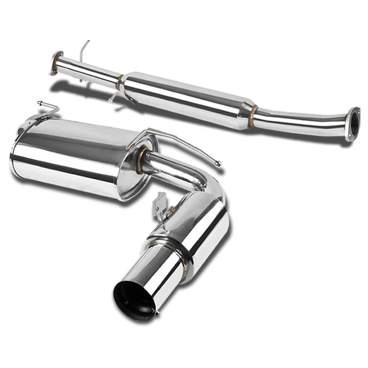 90-97 Mazda Miata Single Tip Catback Exhaust Stainless Steel