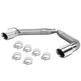 10-15 Chevrolet Camaro Dual Rolled Tip Axleback Exhaust Stainless Steel