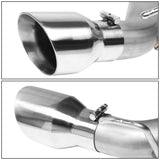 10-15 Chevrolet Camaro 6.2L Axelback Dual Rolled Tip Exhaust Stainless Steel