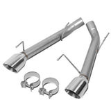 2005-2010 Ford Mustang Axleback Exhaust Dual Rolled Tip Stainless Steel