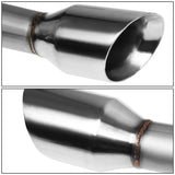 2005-2010 Ford Mustang Axleback Exhaust Dual Rolled Tip Stainless Steel