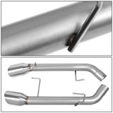 2005-2010 Ford Mustang Axleback Exhaust Dual Rolled Tip Stainless Steel