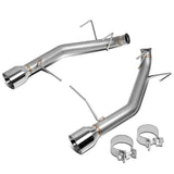 11-14 Ford Mustang 3.7L Axelback Exhaust Dual Rolled Tip Stainless Steel