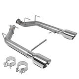 2011-2014 Ford Mustang 5.0L Axleback Exhaust Dual Rolled Tip Stainless Steel