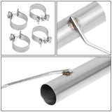 2015-2017 Ford Mustang 2.3L EcoBoost Axleback Exhaust Stainless Steel