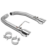2015-2017 Ford Mustang 5.0L Axleback Exhaust Dual Rolled Tip Stainless Steel