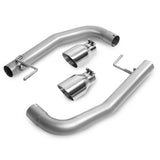 2015-2017 Ford Mustang 5.0L Axleback Exhaust Dual Rolled Tip Stainless Steel