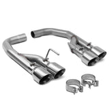 2018-2020 Ford Mustang 5.0L Axleback Exhaust Dual Rolled Tip Stainless Steel