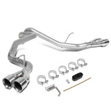 2009-2013 GMC Yukon Denali Quad Tip Axleback Exhaust Stainless Steel
