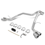 2009-2013 GMC Yukon Denali Quad Tip Axleback Exhaust Stainless Steel