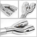 2009-2013 GMC Yukon Denali Quad Tip Axleback Exhaust Stainless Steel