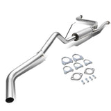 2005-2017 Nissan Frontier Single Tip Catback Exhaust - Stainless Steel