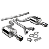 2009-2015 Nissan Maxima Catback Exhaust System Dual Burnt Tips Stainless