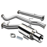 2002-2006 Nissan Sentra Catback Exhaust Single Rolled Tip Stainless Steel