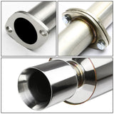 2002-2006 Nissan Sentra Catback Exhaust Single Rolled Tip Stainless Steel