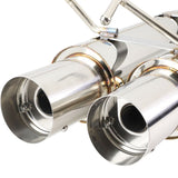 1989-1994 Nissan 240SX Dual Tip Catback Exhaust - Stainless Steel