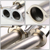1989-1994 Nissan 240SX Dual Tip Catback Exhaust - Stainless Steel