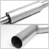 95-98 Nissan 240SX S14 Catback Exhaust Single Rolled Tip Stainless Steel