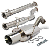 02-05 Honda Civic Si EP3 OE Style Single Tip Catback Exhaust - Stainless Steel