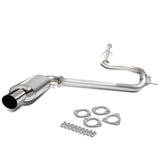 88-91 Honda Civic 4-Door OEM Style Catback Exhaust Stainless Steel