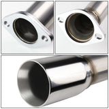2016-2017 Toyota Corolla IM Catback Exhaust Single Tip Stainless Steel