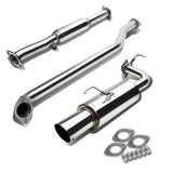 93-97 Toyota Corolla Single Tip Catback Exhaust Stainless Steel