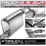 2013-2015 Toyota Tacoma Catback Exhaust Single Tip Stainless Steel