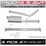 2013-2015 Toyota Tacoma Catback Exhaust Single Tip Stainless Steel