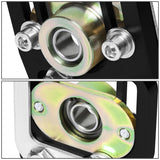 90-93 Ford Mustang Front Upper Camber Plates - Black
