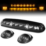 02-07 Chevy Silverado / GMC Sierra Cab Light Black Housing Amber LED