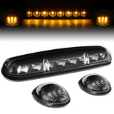 02-07 Chevy Silverado / GMC Sierra Cab Light Black Housing Amber LED