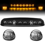 02-07 Chevy Silverado / GMC Sierra Cab Light Black Housing Amber LED