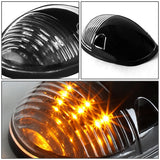 02-07 Chevy Silverado / GMC Sierra Cab Light Black Housing Amber LED