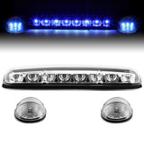 02-07 Chevrolet Silverado / GMC Sierra Chrome Housing Blue LED Cab Light
