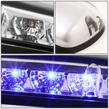 02-07 Chevrolet Silverado / GMC Sierra Chrome Housing Blue LED Cab Light