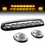 02-07 Chevrolet Silverado / GMC Sierra Chrome Housing Amber LED Cab Light