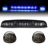 02-07 Chevrolet Silverado / GMC Sierra Smoke Housing Blue LED Cab Light