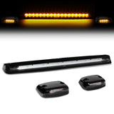 07-14 Chevrolet Silverado / GMC Sierra Cab Light - Black Housing / Amber LED