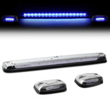 07-14 Chevrolet Silverado / GMC Sierra Chrome Housing Blue LED Cab Light