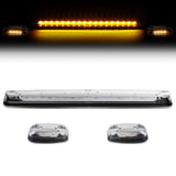 2007-2014 Chevrolet Silverado / GMC Sierra Chrome Amber LED Cab Light