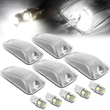 88-02 Chevrolet Silverado / GMC Sierra Chrome Housing White LED Cab Light